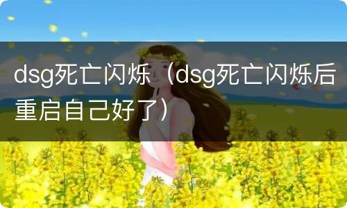 dsg死亡闪烁（dsg死亡闪烁后重启自己好了）
