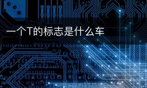 一个T的标志是什么车