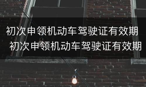 初次申领机动车驾驶证有效期 初次申领机动车驾驶证有效期6年后怎么换证