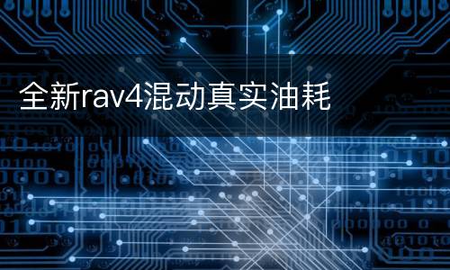 全新rav4混动真实油耗