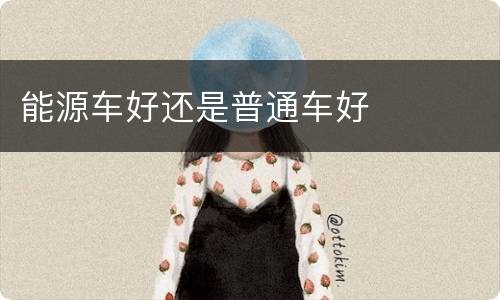 能源车好还是普通车好