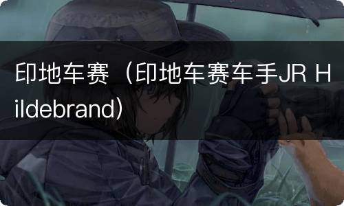 印地车赛（印地车赛车手JR Hildebrand）