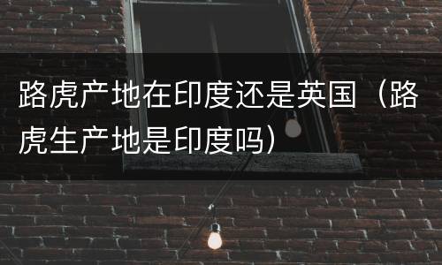 路虎产地在印度还是英国（路虎生产地是印度吗）