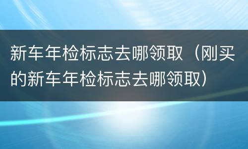 新车年检标志去哪领取（刚买的新车年检标志去哪领取）