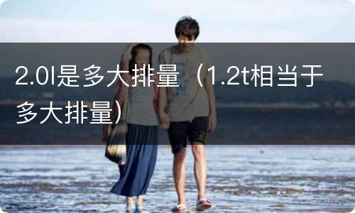 2.0l是多大排量（1.2t相当于多大排量）