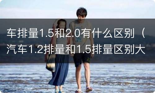 车排量1.5和2.0有什么区别（汽车1.2排量和1.5排量区别大吗）