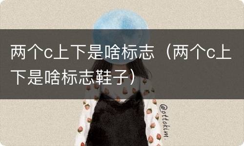 两个c上下是啥标志（两个c上下是啥标志鞋子）