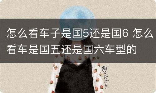 怎么看车子是国5还是国6 怎么看车是国五还是国六车型的