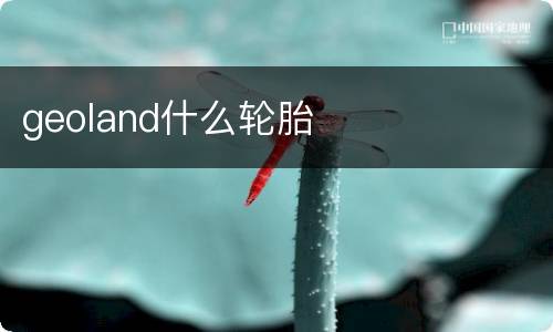 geoland什么轮胎