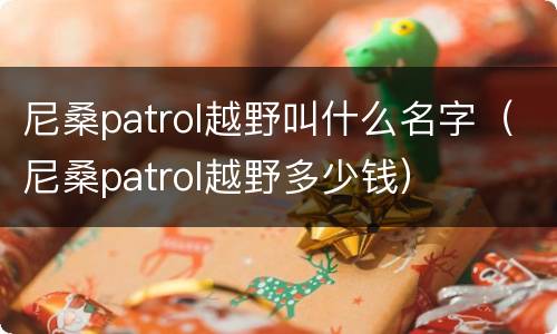 尼桑patrol越野叫什么名字（尼桑patrol越野多少钱）