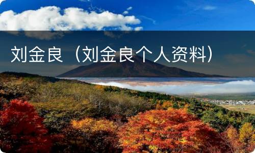 刘金良（刘金良个人资料）