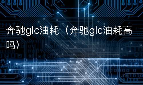 奔驰glc油耗（奔驰glc油耗高吗）