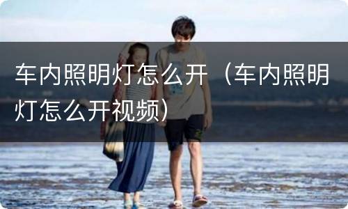 车内照明灯怎么开（车内照明灯怎么开视频）