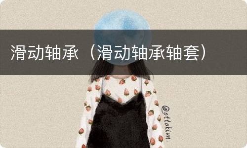 滑动轴承（滑动轴承轴套）