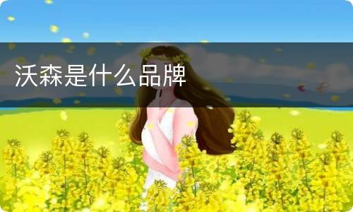 沃森是什么品牌