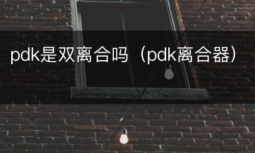 pdk是双离合吗（pdk离合器）
