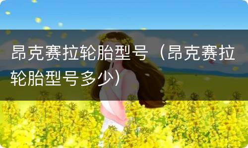 昂克赛拉轮胎型号（昂克赛拉轮胎型号多少）