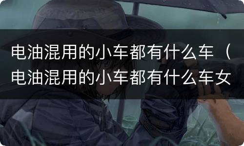 电油混用的小车都有什么车（电油混用的小车都有什么车女生）