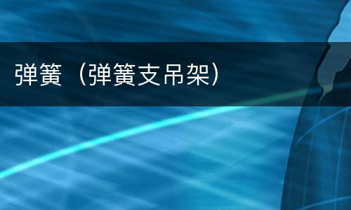 弹簧（弹簧支吊架）