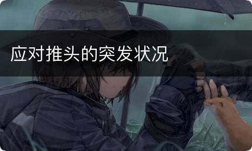 应对推头的突发状况