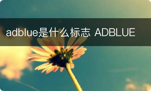 adblue是什么标志 ADBLUE