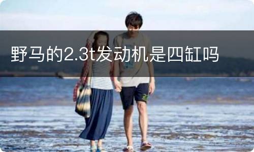 野马的2.3t发动机是四缸吗
