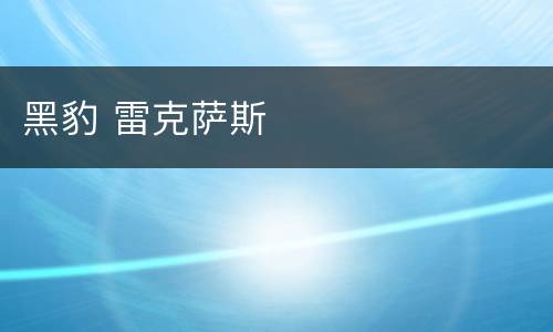 黑豹 雷克萨斯