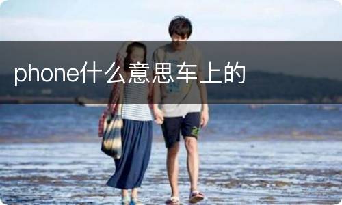 phone什么意思车上的
