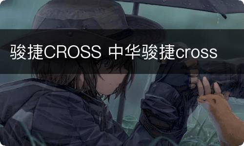 骏捷CROSS 中华骏捷cross
