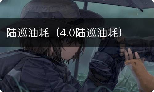 陆巡油耗（4.0陆巡油耗）