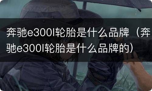 奔驰e300l轮胎是什么品牌（奔驰e300l轮胎是什么品牌的）