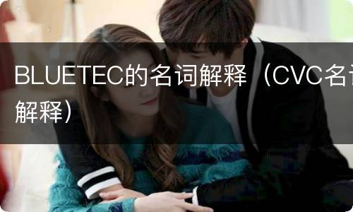 BLUETEC的名词解释（CVC名词解释）