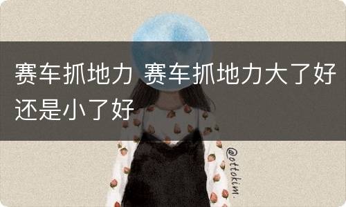赛车抓地力 赛车抓地力大了好还是小了好