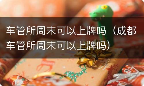 车管所周末可以上牌吗（成都车管所周末可以上牌吗）