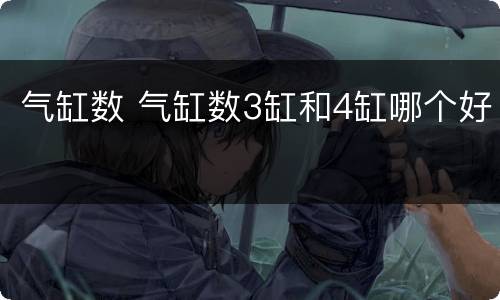 气缸数 气缸数3缸和4缸哪个好