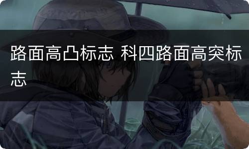 路面高凸标志 科四路面高突标志