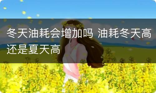 冬天油耗会增加吗 油耗冬天高还是夏天高