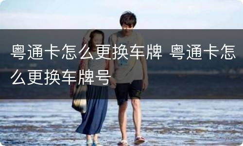 粤通卡怎么更换车牌 粤通卡怎么更换车牌号