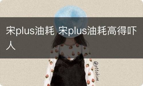 宋plus油耗 宋plus油耗高得吓人