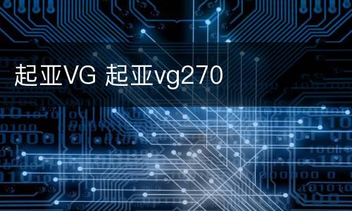 起亚VG 起亚vg270