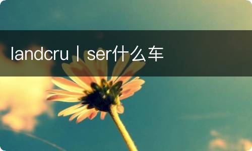 landcru丨ser什么车