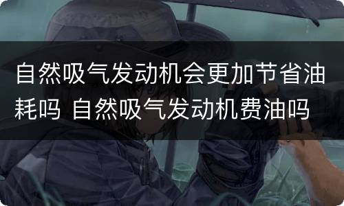 自然吸气发动机会更加节省油耗吗 自然吸气发动机费油吗