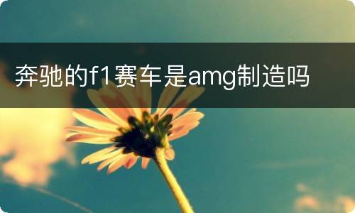 奔驰的f1赛车是amg制造吗