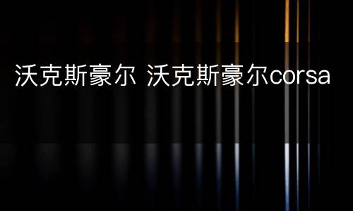 沃克斯豪尔 沃克斯豪尔corsa