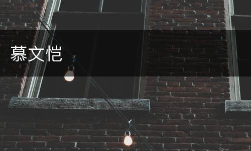 慕文恺
