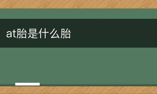 at胎是什么胎