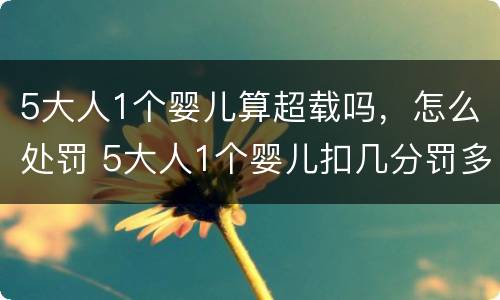 5大人1个婴儿算超载吗，怎么处罚 5大人1个婴儿扣几分罚多少钱