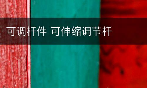 可调杆件 可伸缩调节杆