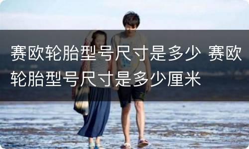 赛欧轮胎型号尺寸是多少 赛欧轮胎型号尺寸是多少厘米