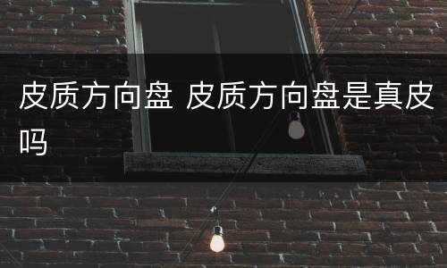 皮质方向盘 皮质方向盘是真皮吗